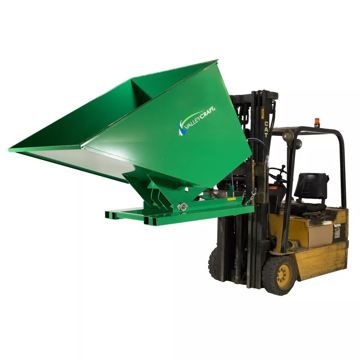 Powered Self-Dumping Hopper | 2 yd³ | 2000 lb. Capacity | Valley Craft