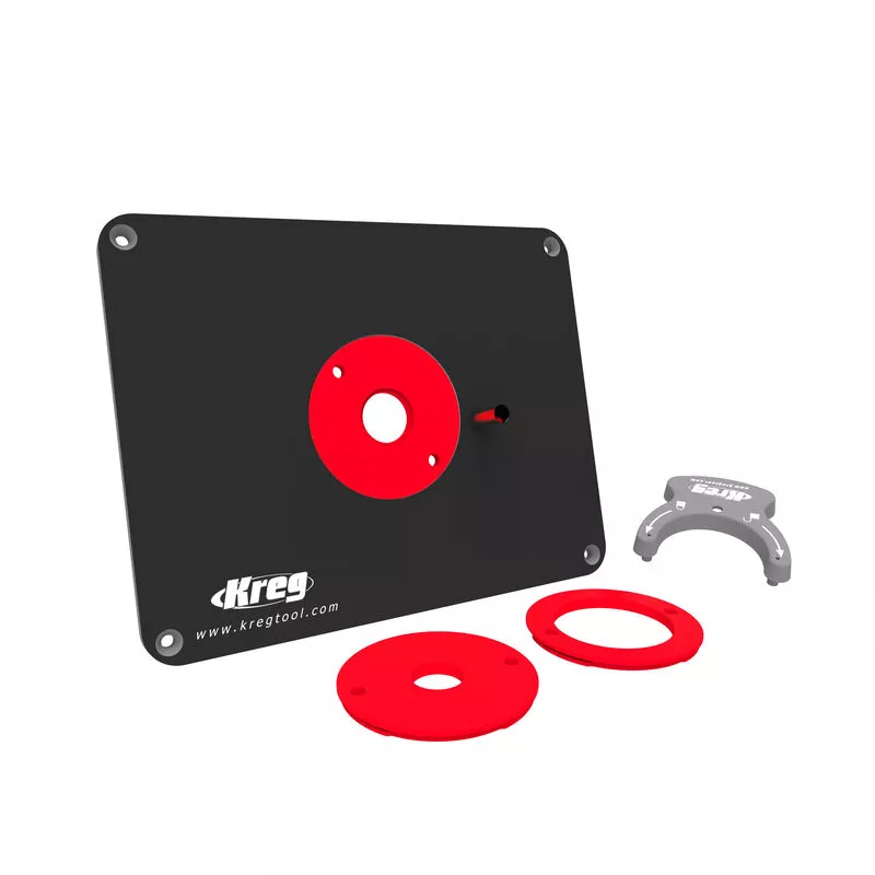 Precision Router Table Insert Plate – Predrilled for Triton