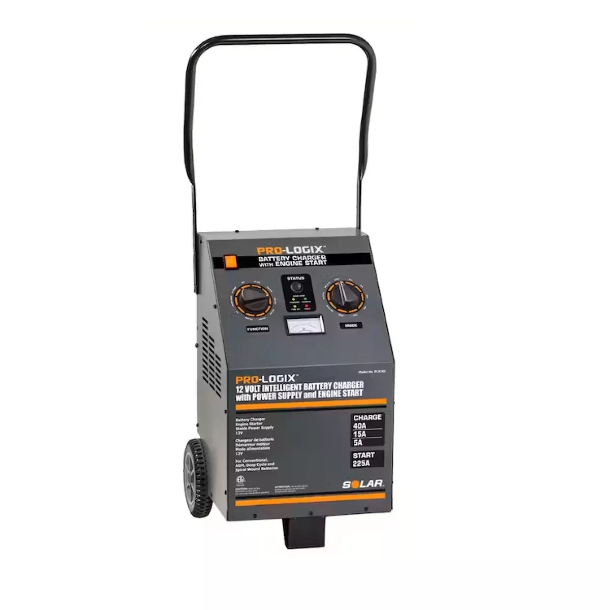 Pro Logix PL3740 12V 40A Wheel Charger with Engine Start