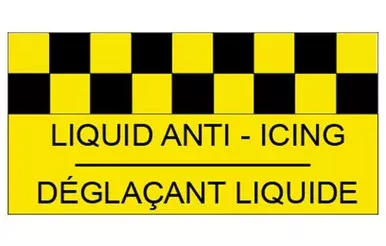 Retroreflective Checkerboard 6′ x 3′ Yellow and Black Liquid Anti-Icing