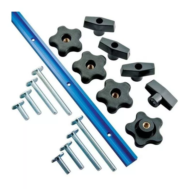 Rockler 24063 17-Piece Universal T-Track Kit