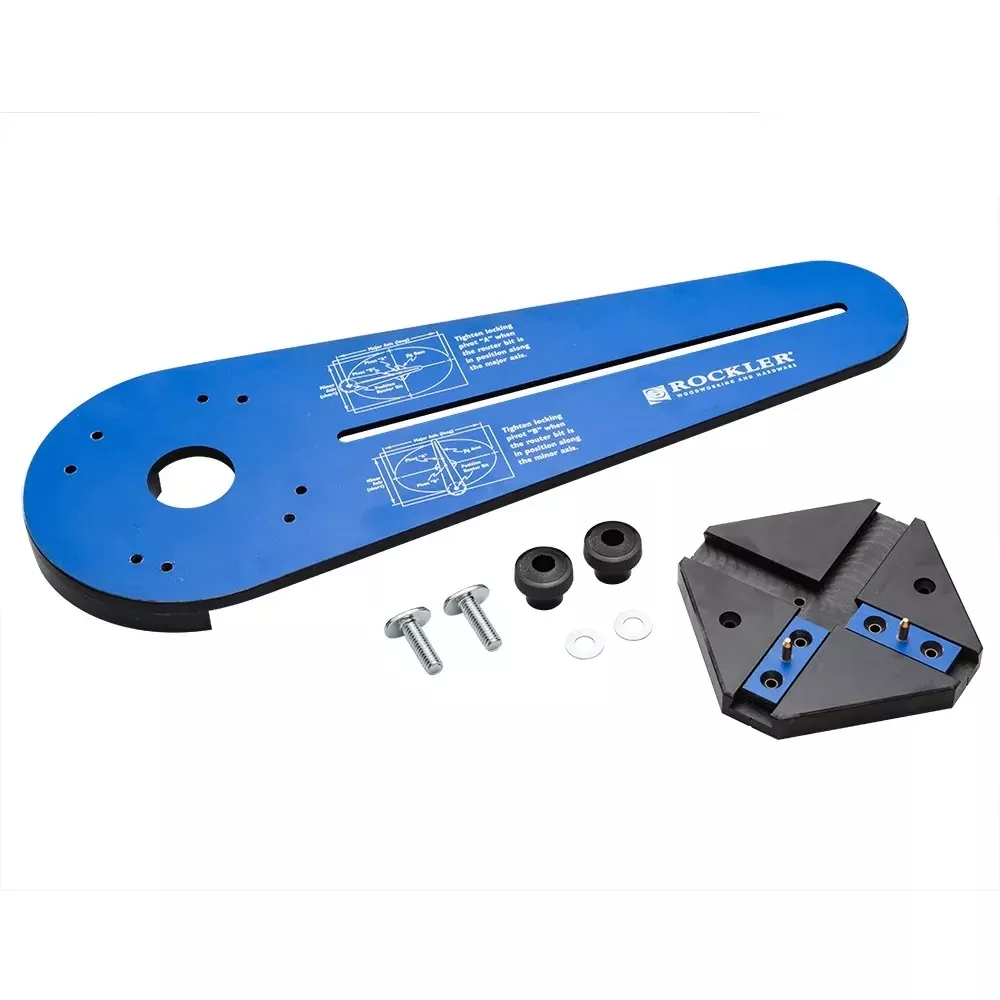Rockler 55819 Compact Router Ellipse And Circle Jig