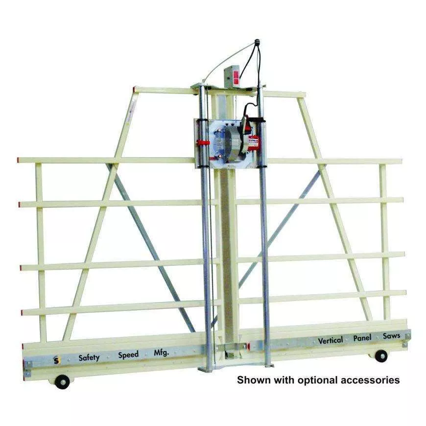Safety Speed H5 Vertical Panel Saw (Shown with optional accessories)