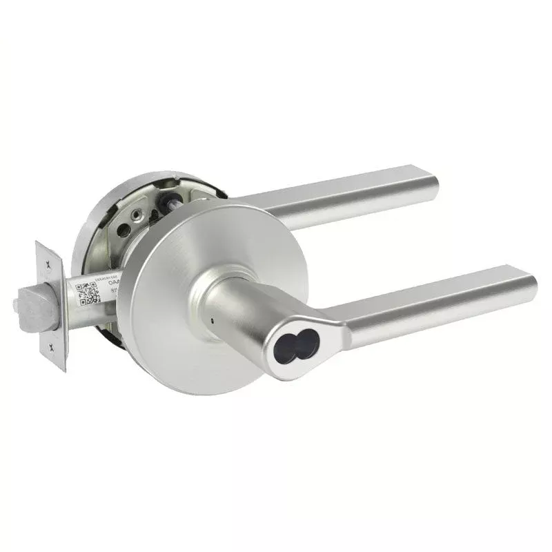 Sargent 70-10XG54-LMD Cylindrical Corridor, Dormitory Function Lever Lockset, SFIC Less Core, L Rose, MD Lever, Grade 1