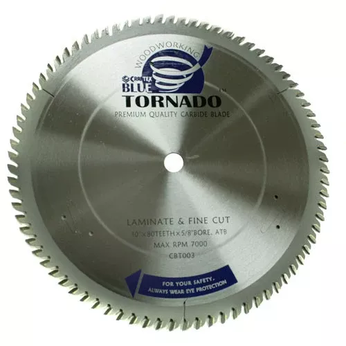 SAW BLADE 10"X80T ATB 5/8" CRAFTEX B/TOR