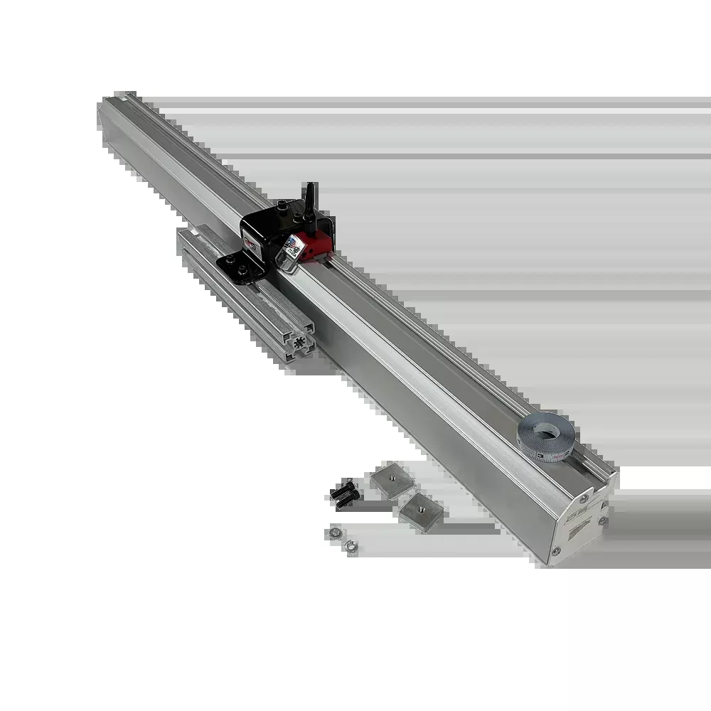 Saw Measuring System with Fixed Foot