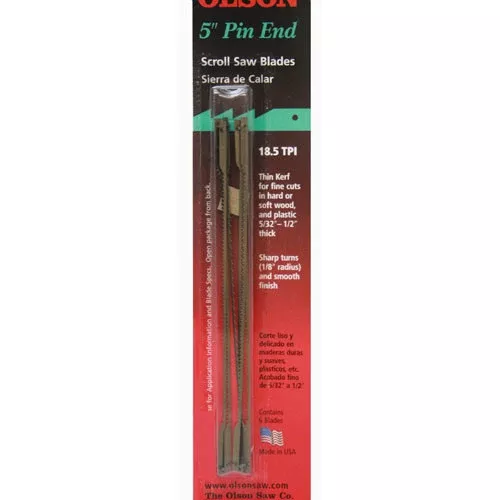 SCROLL SAW BLADE SKIP FRET 18.5TPI 6PCS/