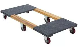 Six-Wheel Wooden Mover Dollies