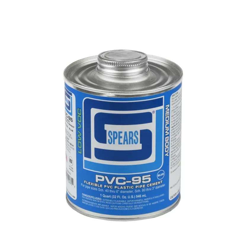 Spears PVC95C-010 – Cement – 1/2 Pint PVC-95 Med Body Clear Flex