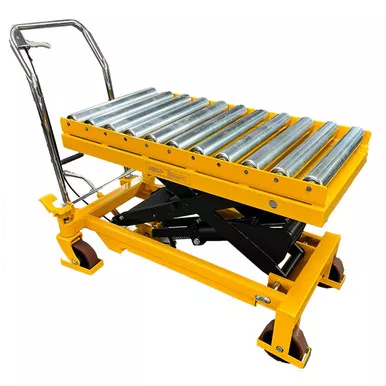 STF65R Conveyor Roller Top Hydraulic Scissor Lift Table