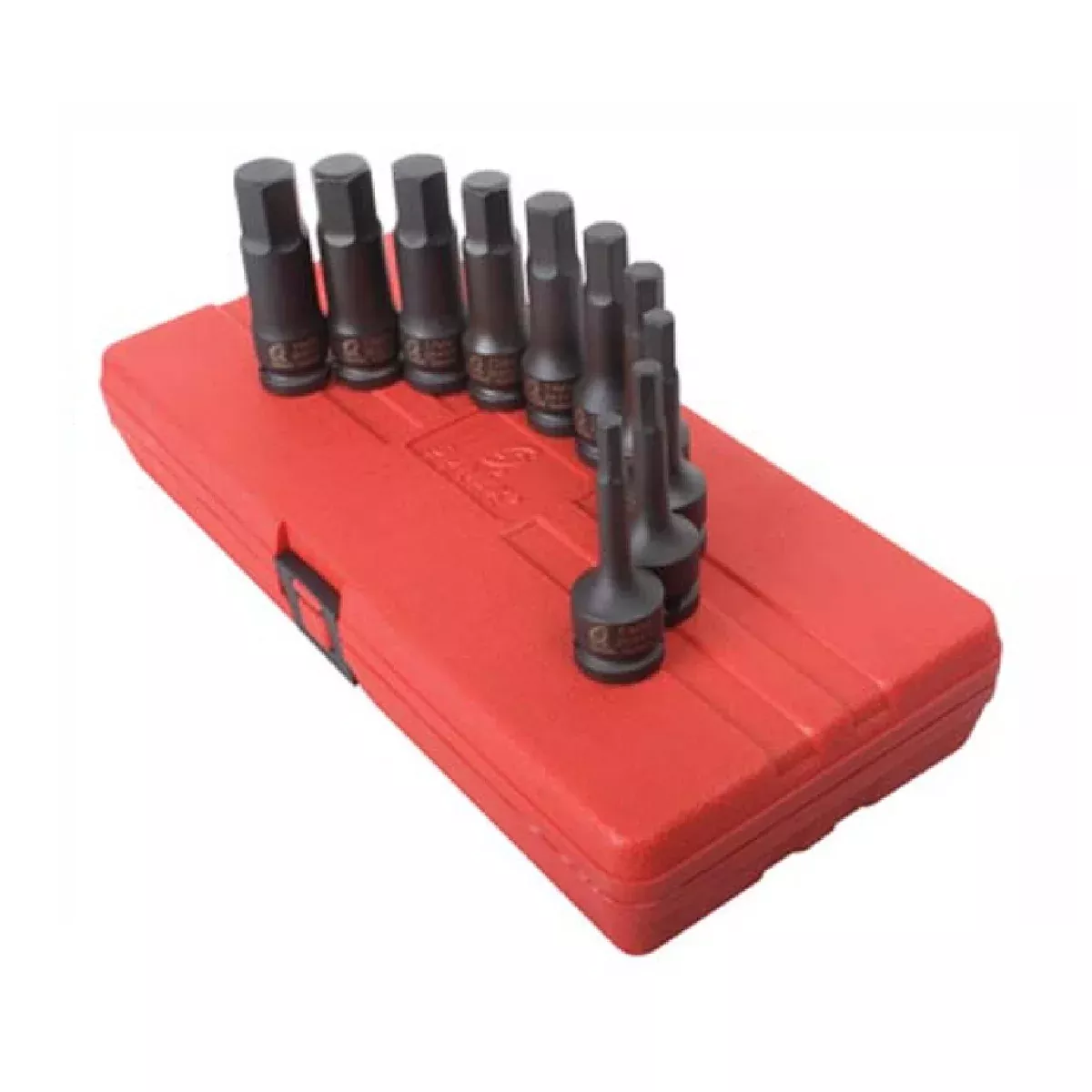 Sunex 2639 10 Piece 1/2″ Drive Metric Impact Hex Driver Master Set