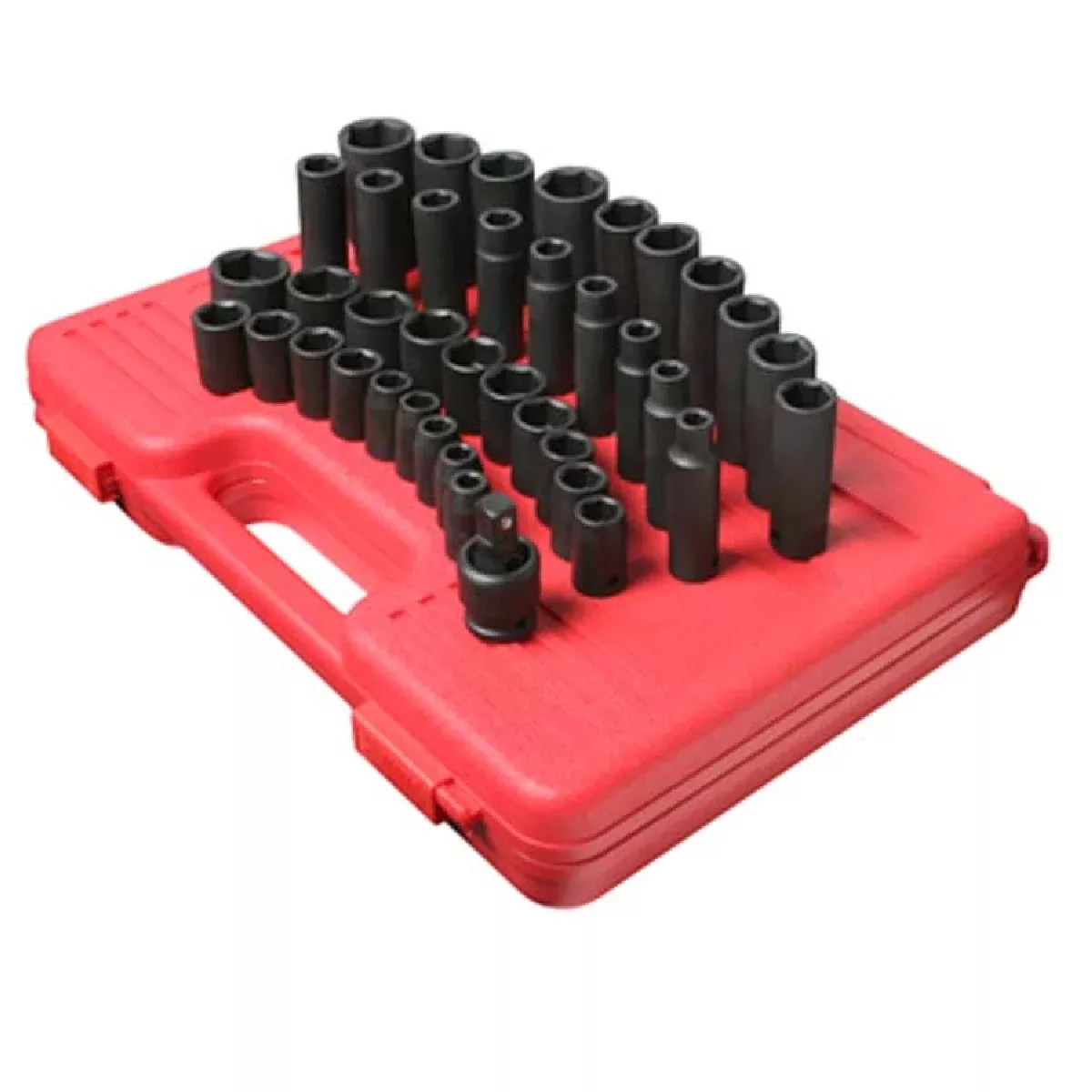 Sunex 2668 1/2″ Drive 39-Piece SAE Master Impact Socket Set