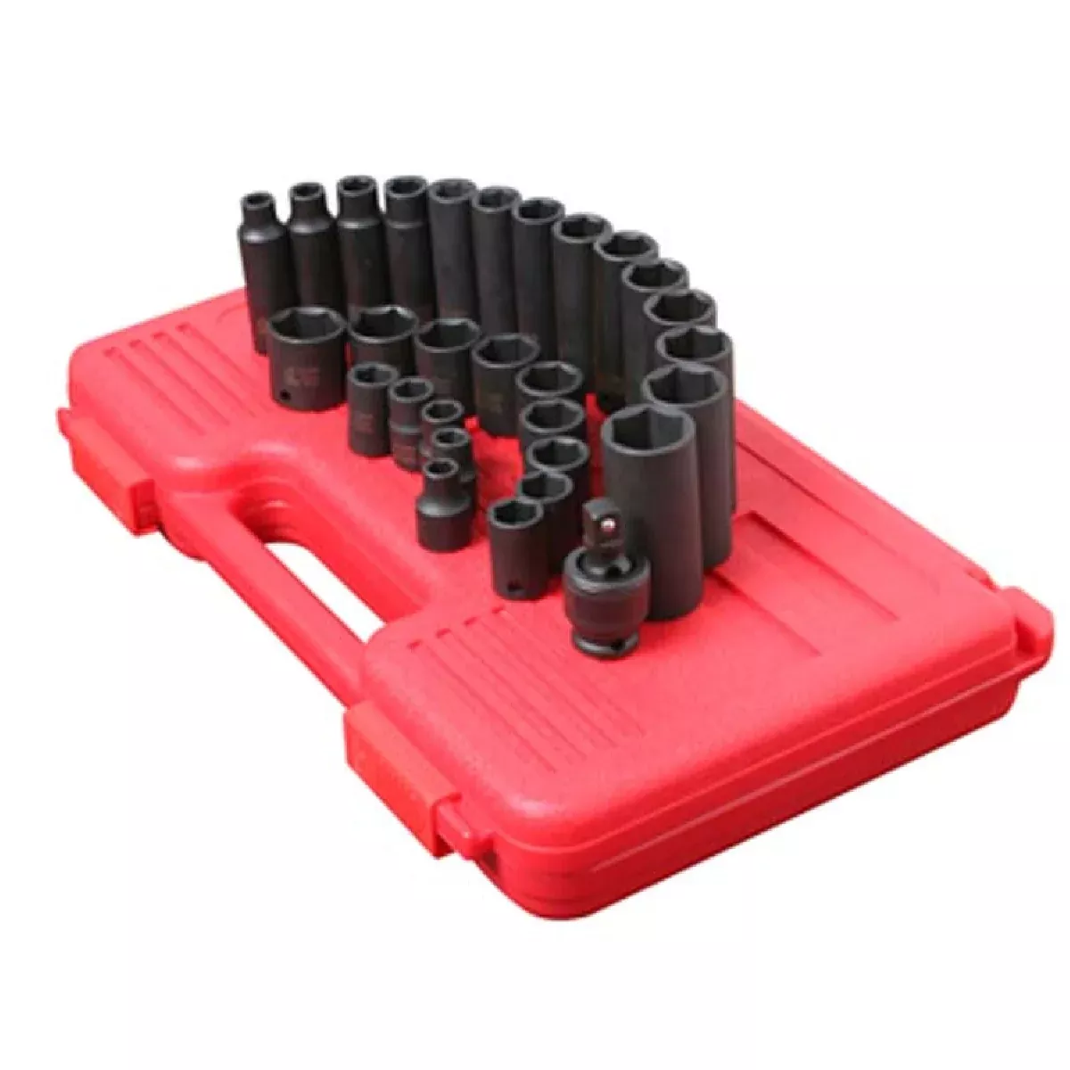 Sunex 3329 29-Piece 3/8″ Drive 6 Point Master Metric Impact Socket Set