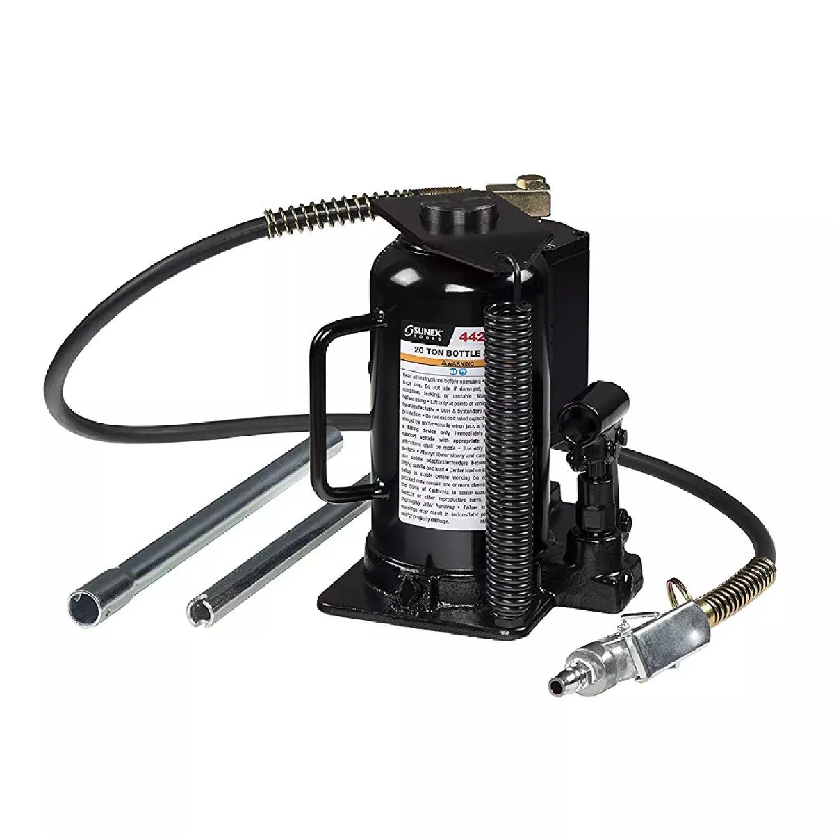Sunex 4420AH 20 Ton Air Hydraulic Bottle Jack