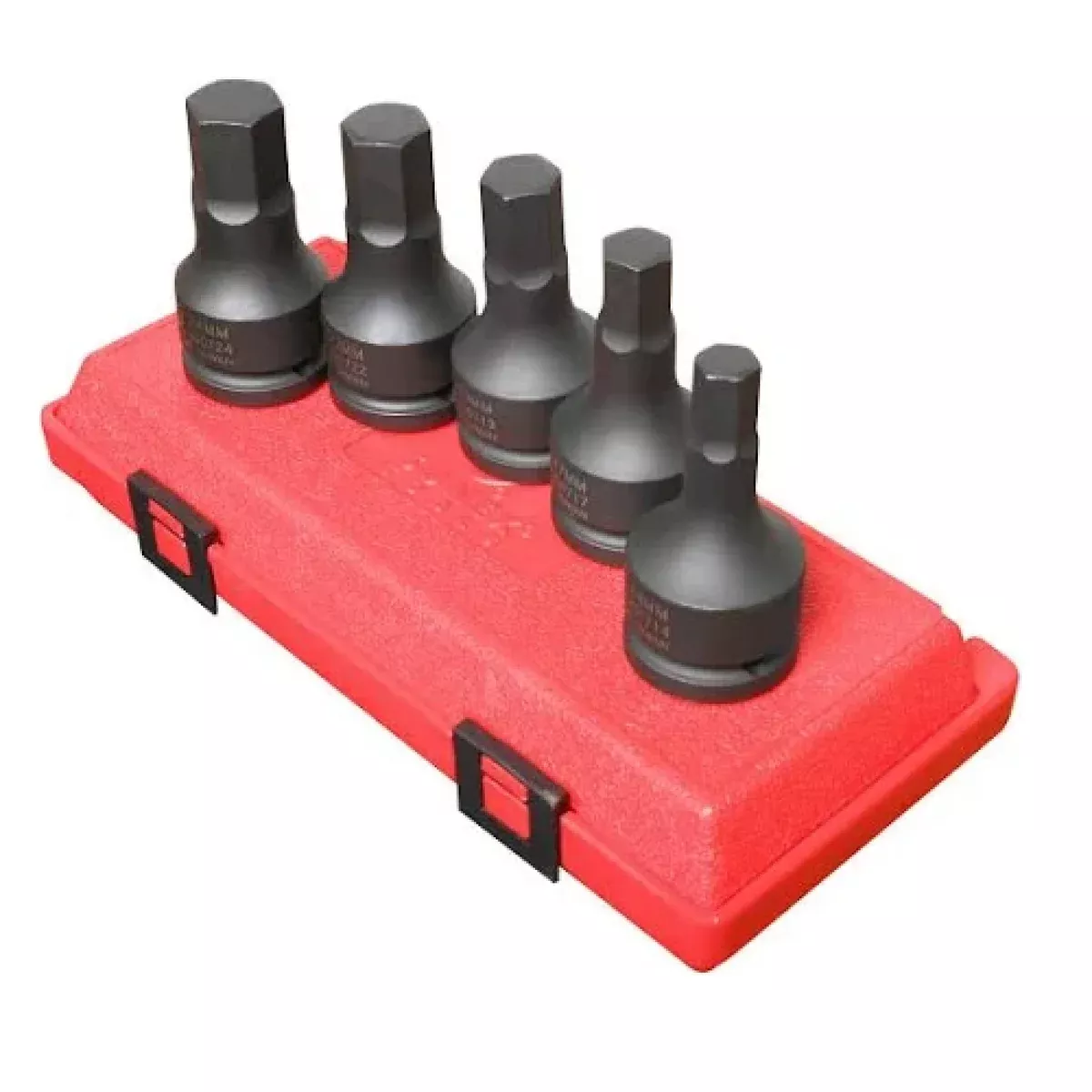 Sunex 4507 3/4″ Drive 5 Piece Metric Hex Impact Set