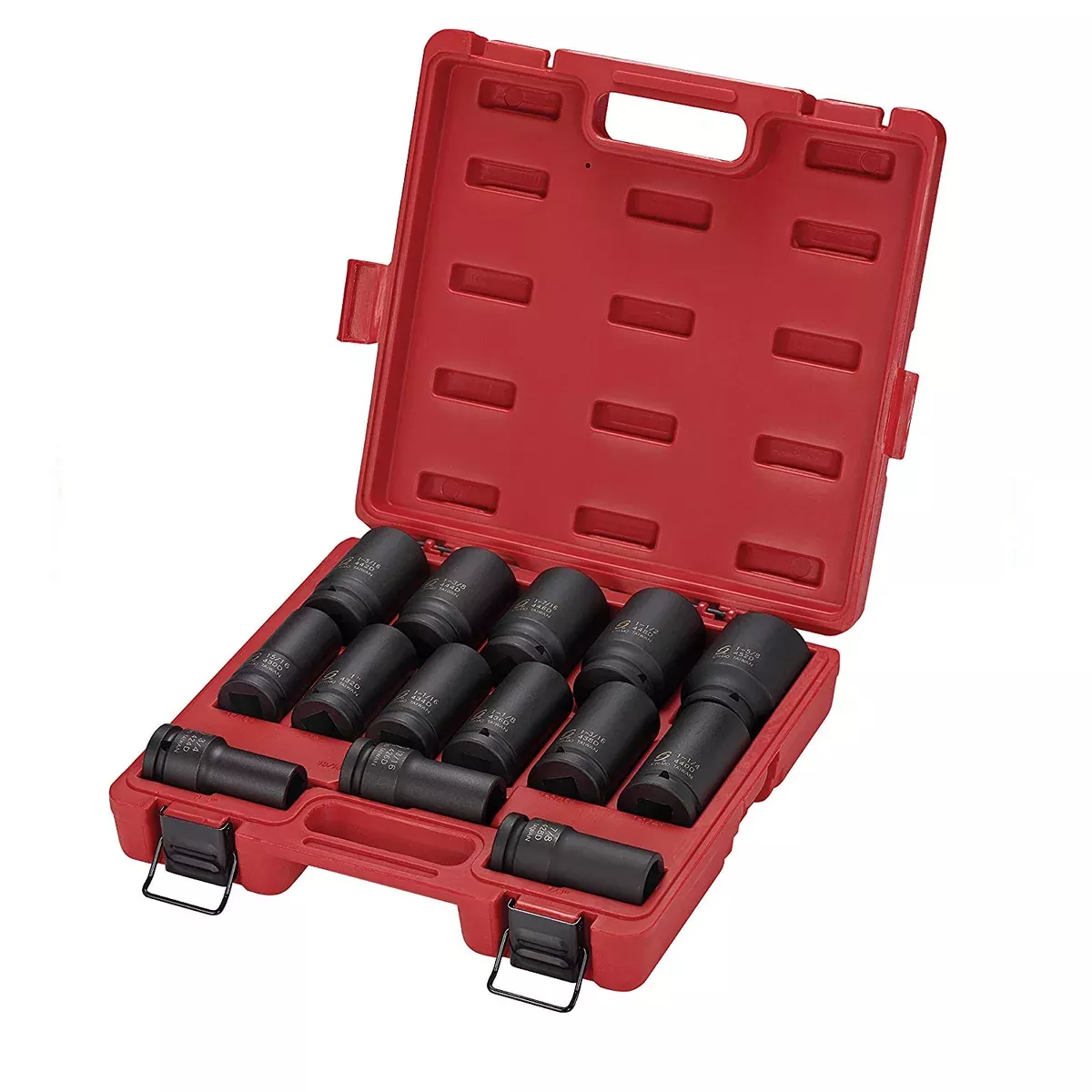 Sunex 4638 3/4″ Drive 14 Piece Deep SAE Impact Socket Set