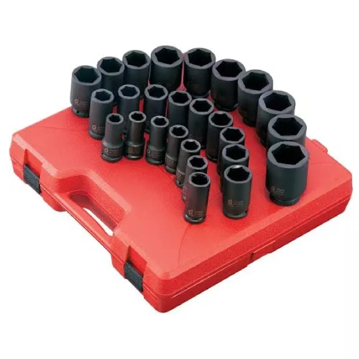Sunex 4693 26 Piece 3/4″ Drive Metric Deep Impact Socket Set