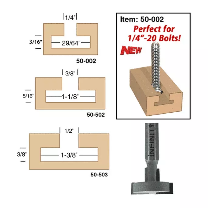 T Slot Router Bit