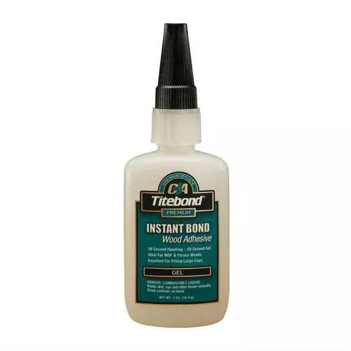 Titebond 6222 4 Oz Thick Instant Bond Wood Adhesive 2 Pack