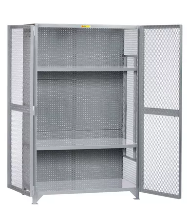 Tool Storage Lockers with Pegboard Panel