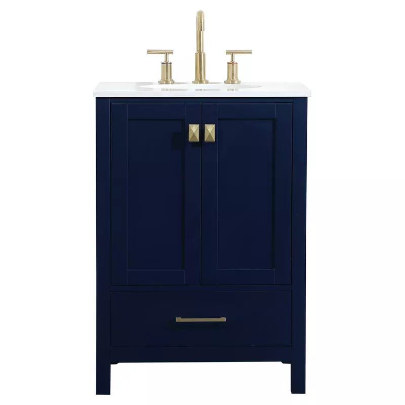 VF18824BL 24″ Single Bathroom Vanity in Blue