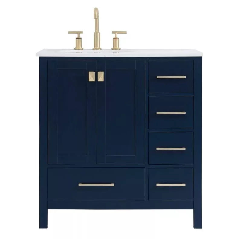 VF18832BL 32″ Single Bathroom Vanity in Blue