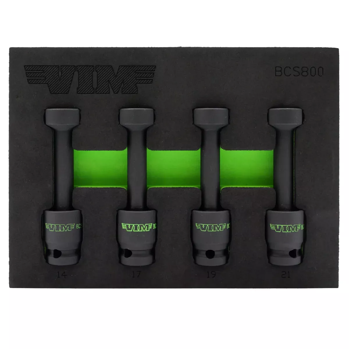 Vim BCS800 4-Piece 1/2" Drive Impact Ball Swivel Close-Quarter Socket