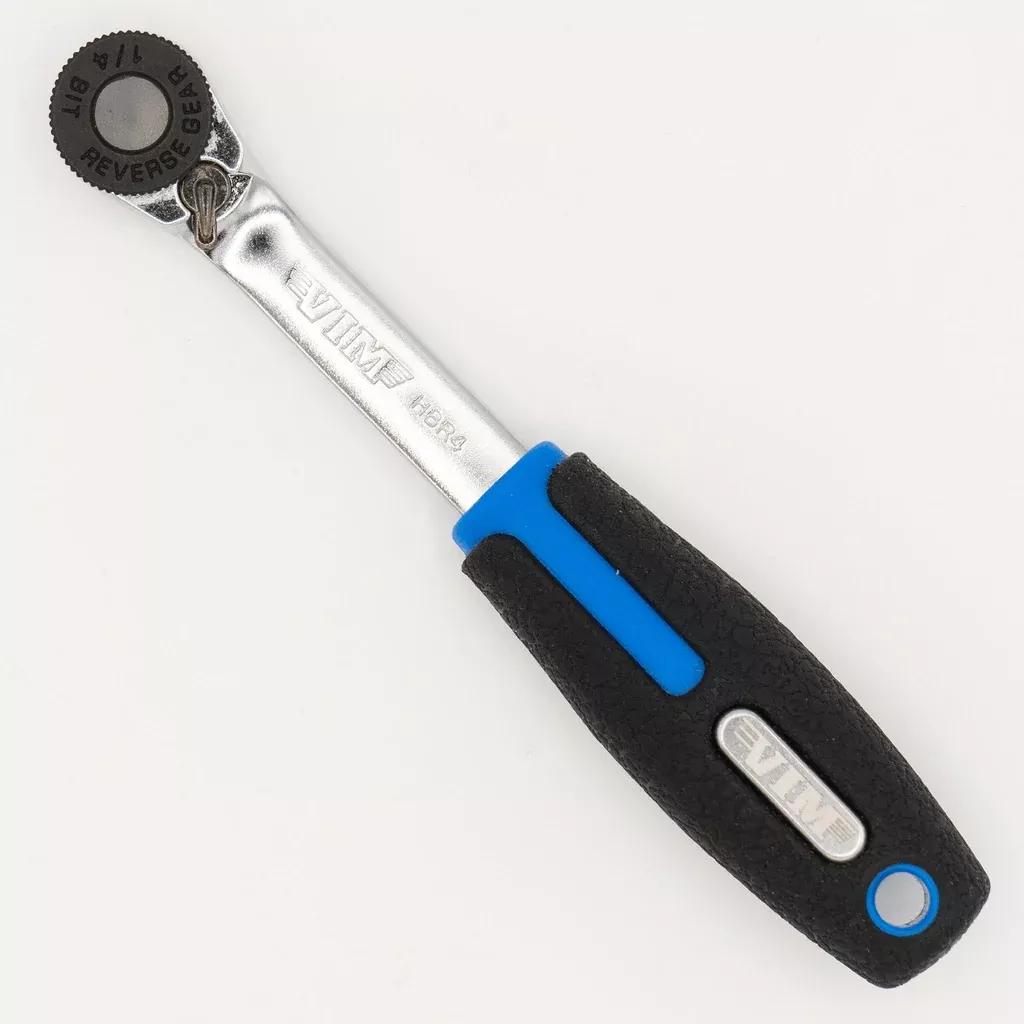 Vim HBR4 Close Quarters 1/4″ Micro Bit Ratchet with Handle