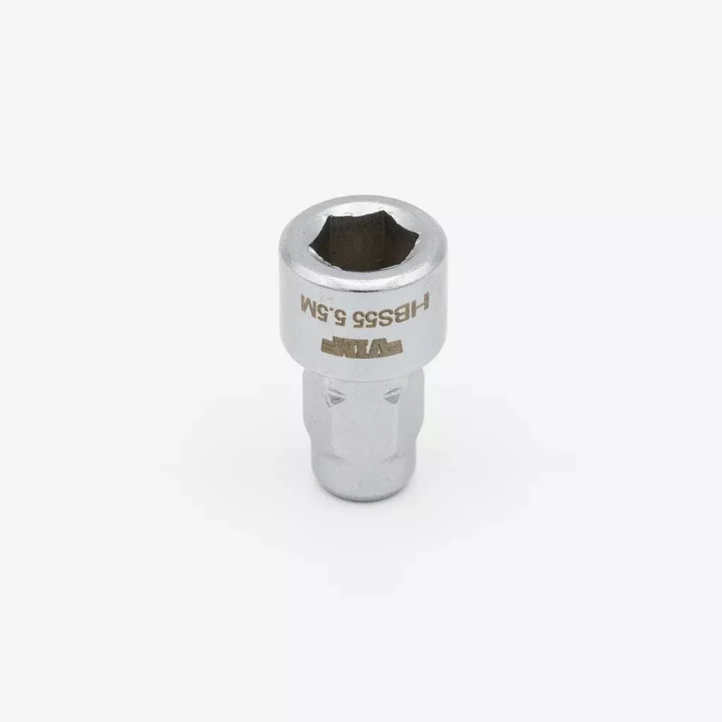Vim Tools HBS5.5 Metric 5.5mm Low Profile Bit Socket, 1/4″ Hex Drive
