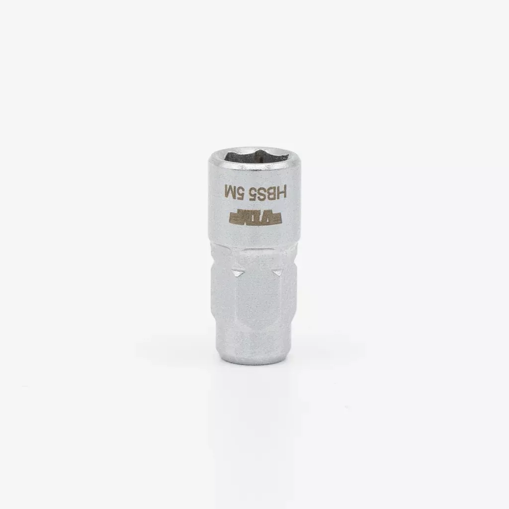 Vim Tools HBS5 Metric 5mm Low Profile Bit Socket, 1/4″ Hex Drive
