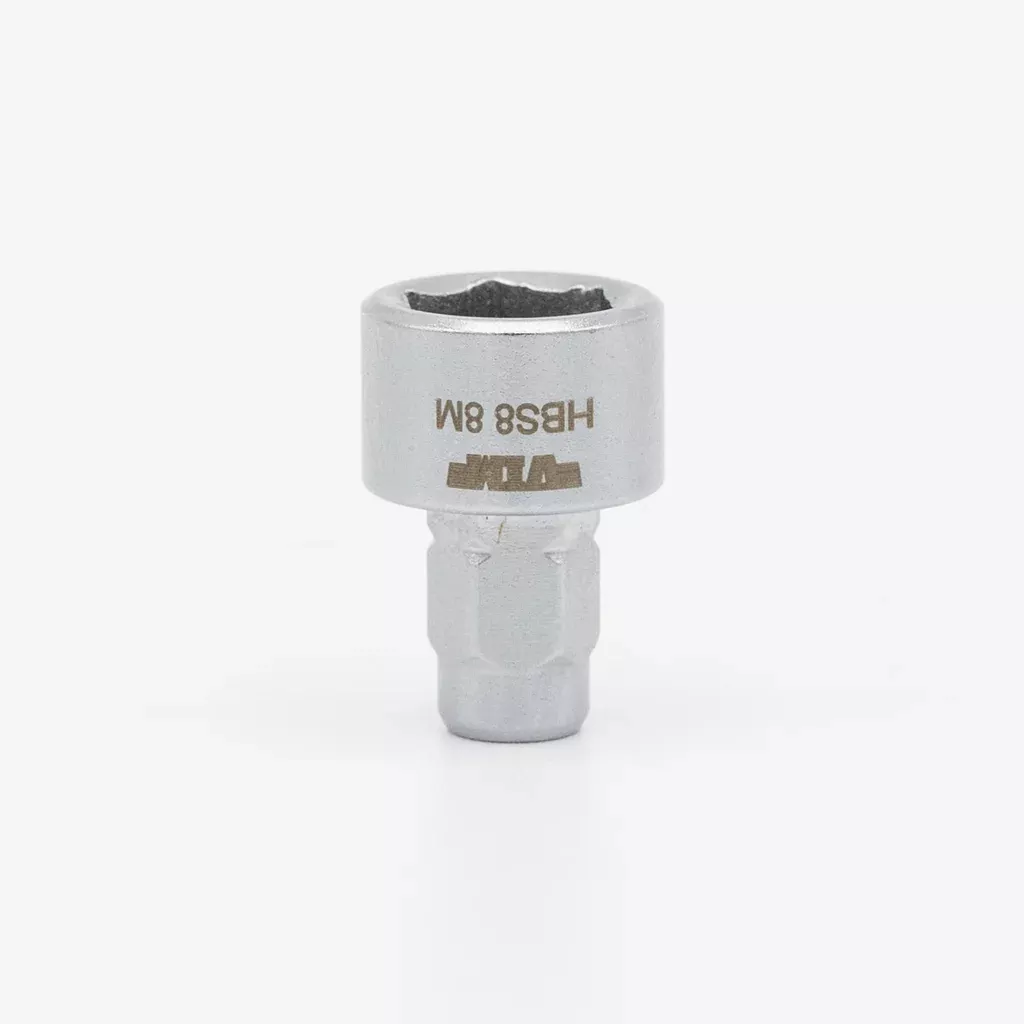 Vim Tools HBS8 Metric 8mm Low Profile Bit Socket, 1/4" Hex Drive