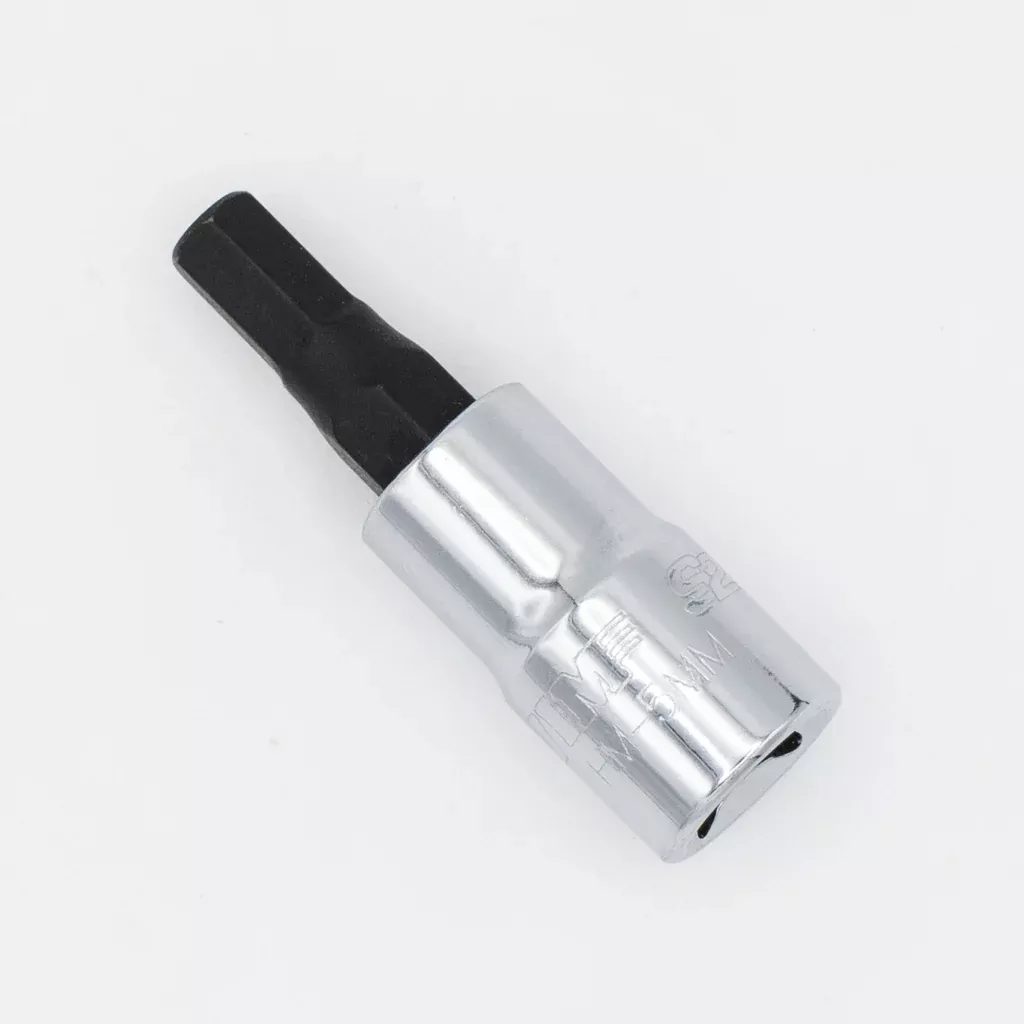 Vim Tools HM-5MM Hex 5MM Bit Chrome 1/4″ Square Drive Socket