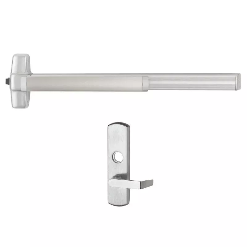Von Duprin 99L-F-06 Fire Rated Rim Exit Device, Classroom Function, 06 Lever with Escutcheon, Less Cylinder