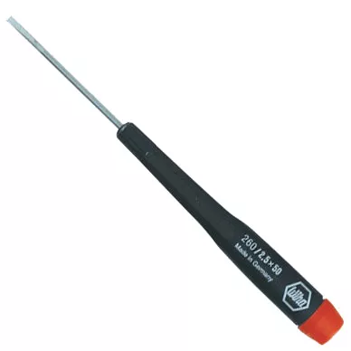 Wiha 26025 Slotted 2.5mm (3/32") x 2" Flat Blade Precision Screwdriver