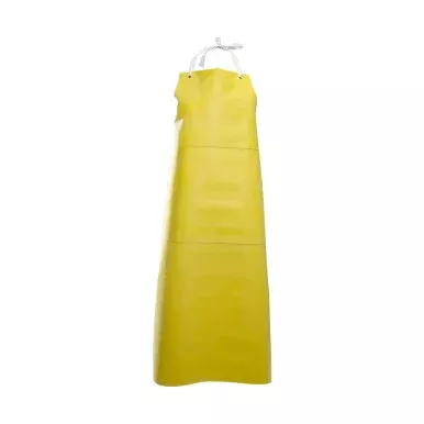 Yellow Nitrile Apron with Mid-Patch – 35 x 48″