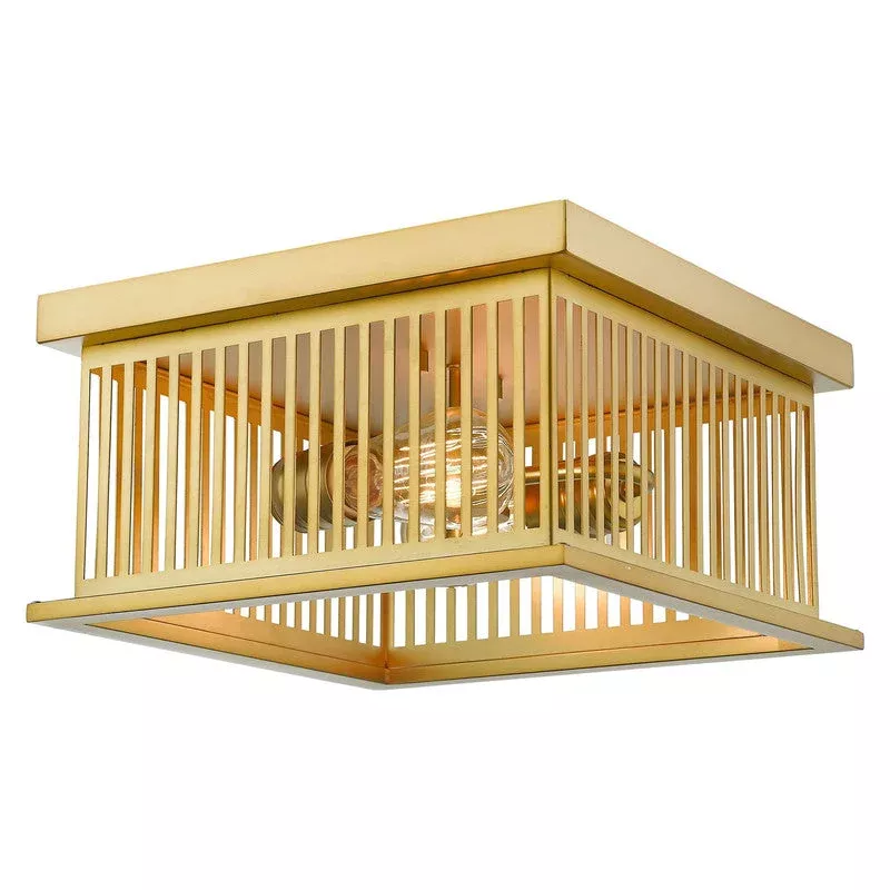Z-Lite 333F2 – Camellia 2 Light 12″ Flush Mount