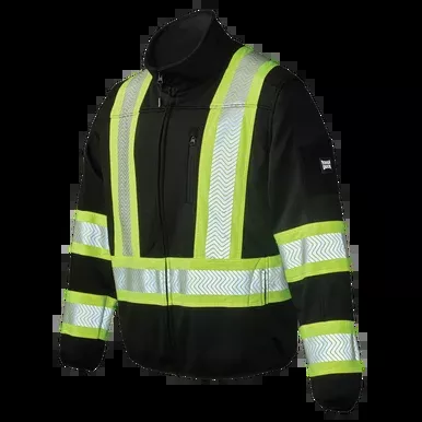 Zip Front Fleece Safety Jacket | Tough Duck