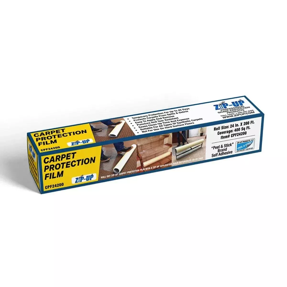 Zip-Up Carpet Protection Film| 24″ x 50′