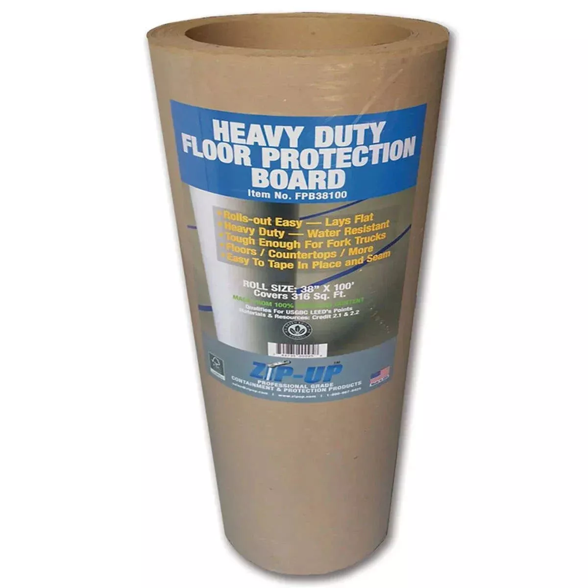 Zip-Up Floor Protection Board